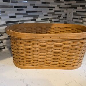 Woven Tan Basket